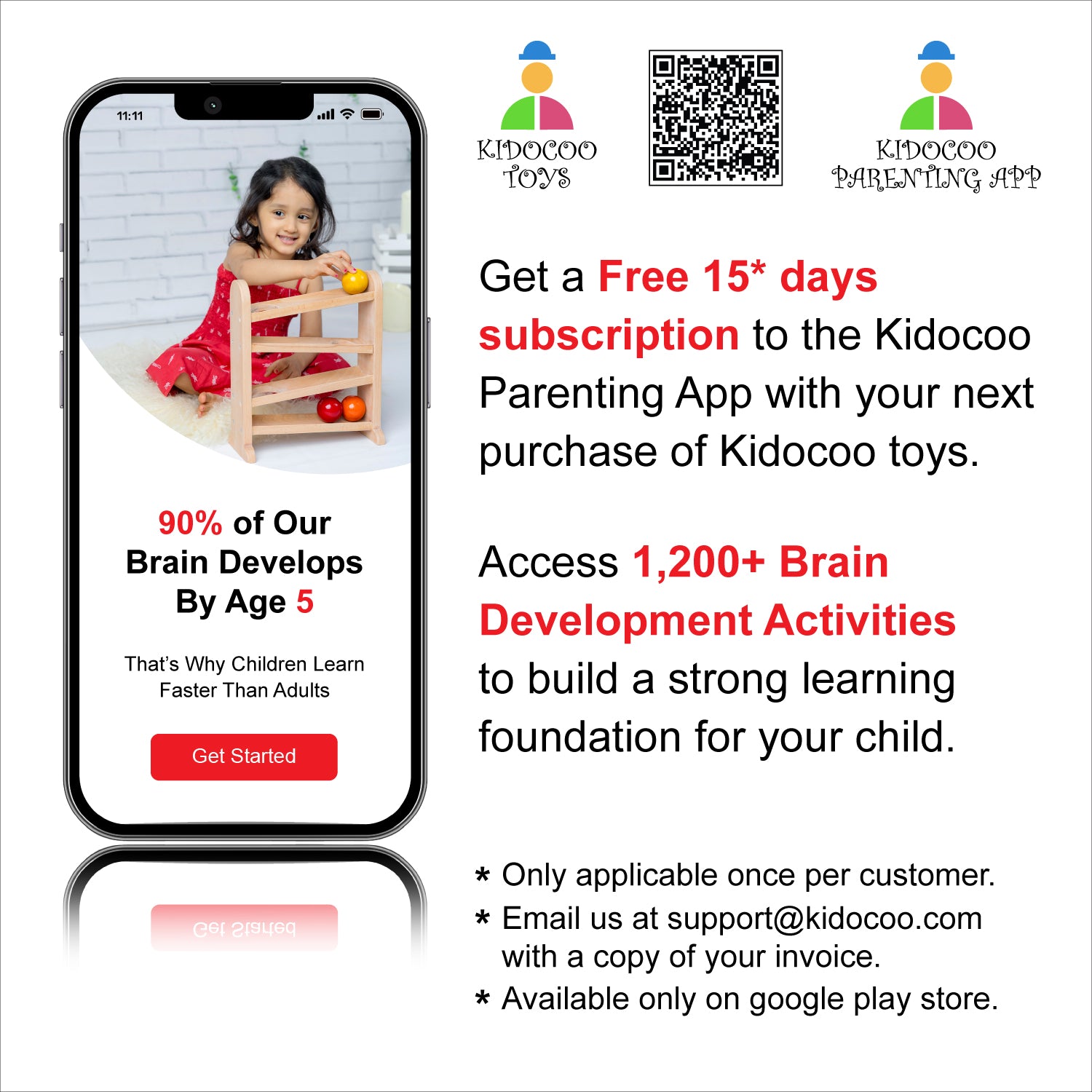 Kidocoo Wooden Toy Car Set