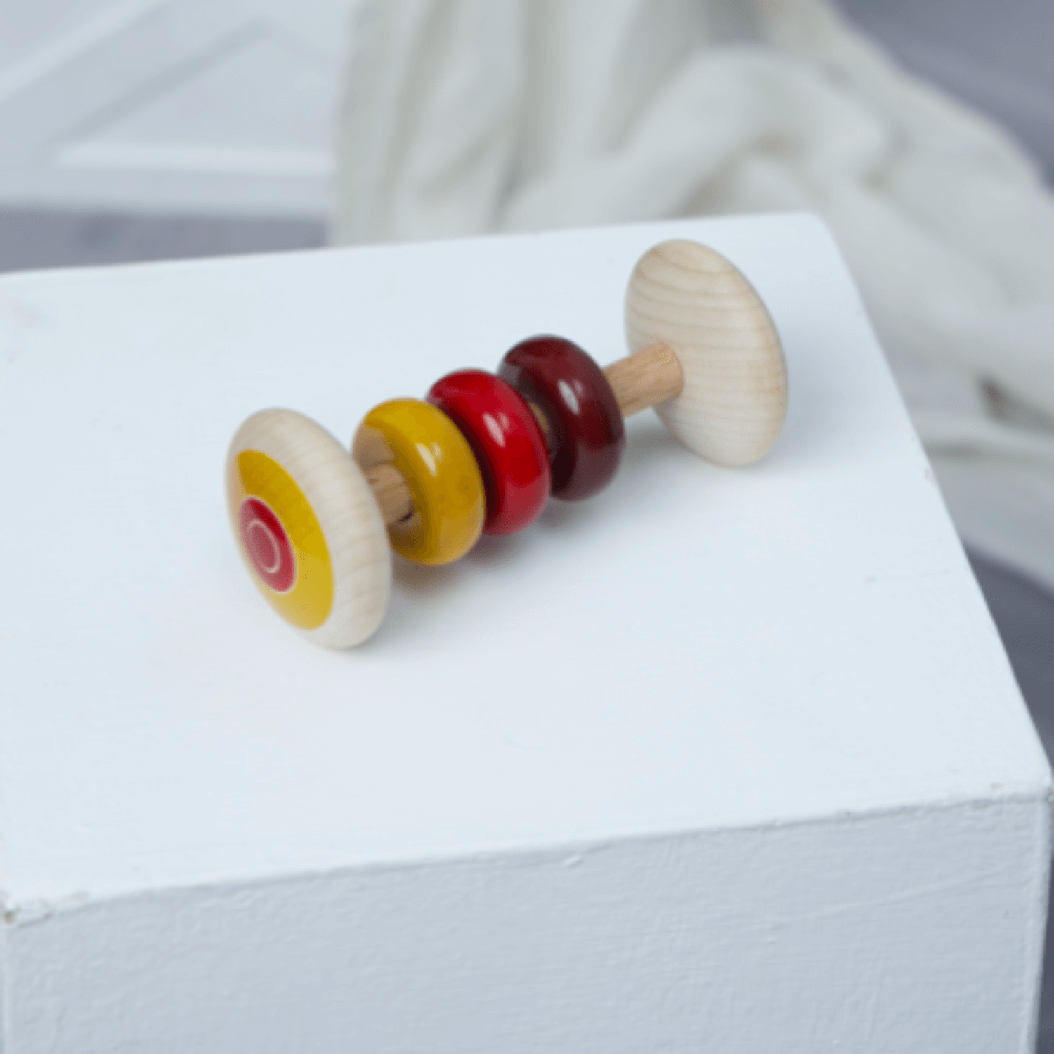 Premium Wooden Baby Rattle