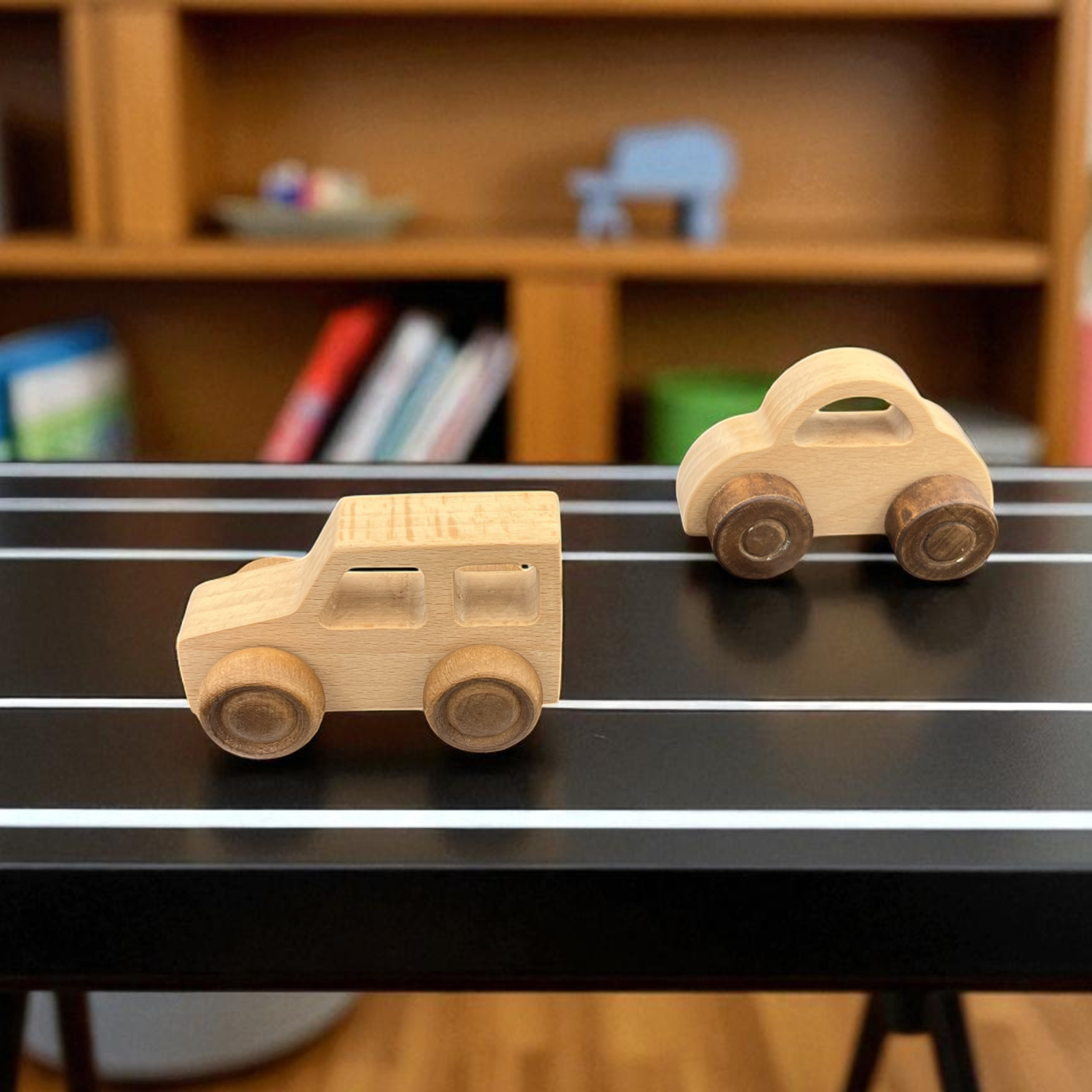 Kidocoo Wooden Toy Car Set