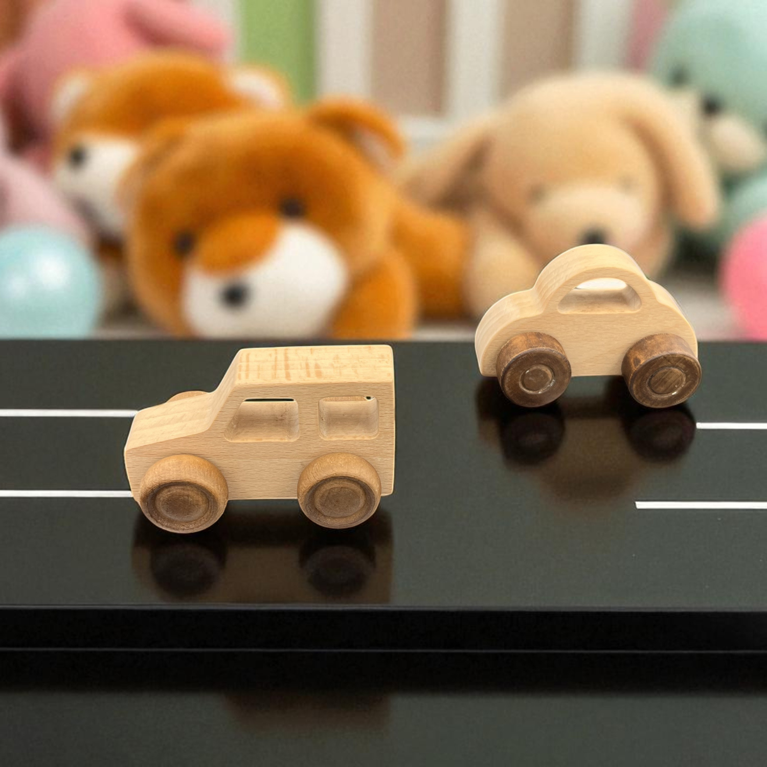 Kidocoo Wooden Toy Car Set - Coming Soon