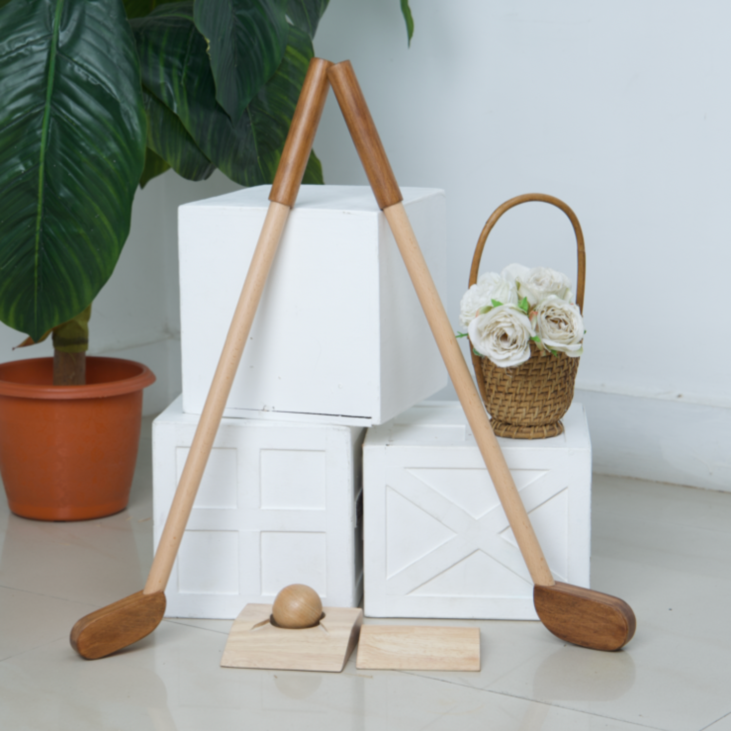 Wooden Golf Set For Kids