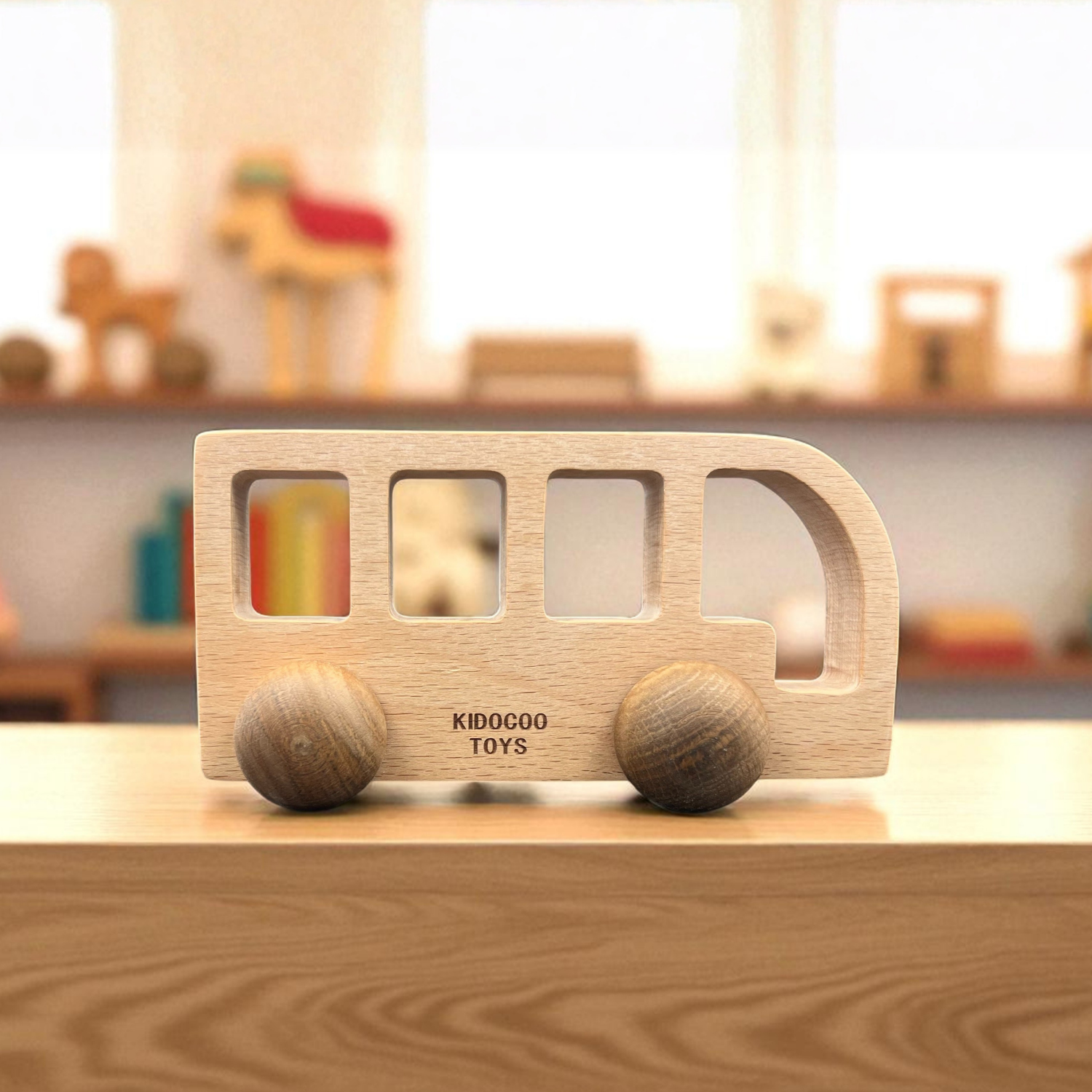 Wooden Bus Toy