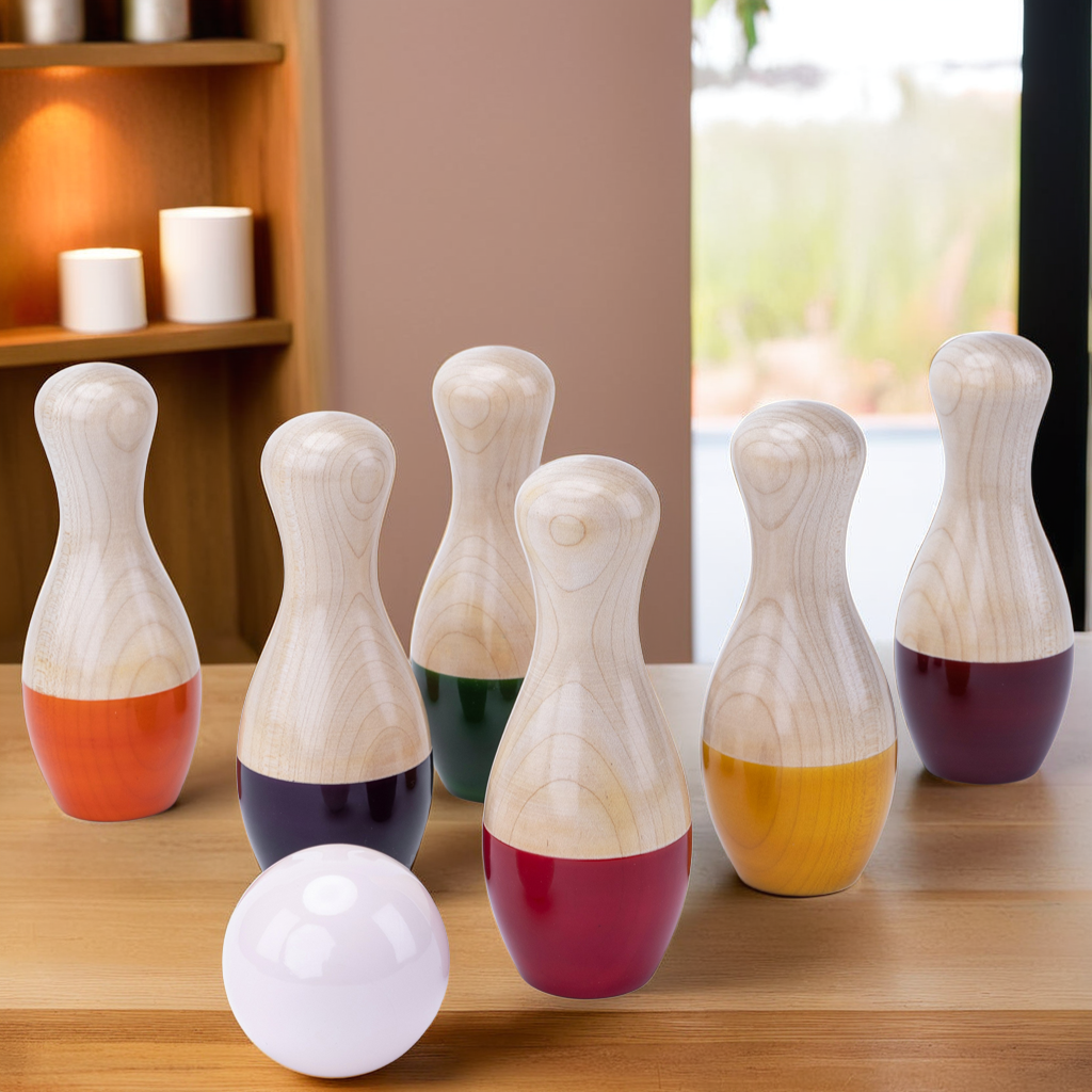 Wooden Bowling Pins
