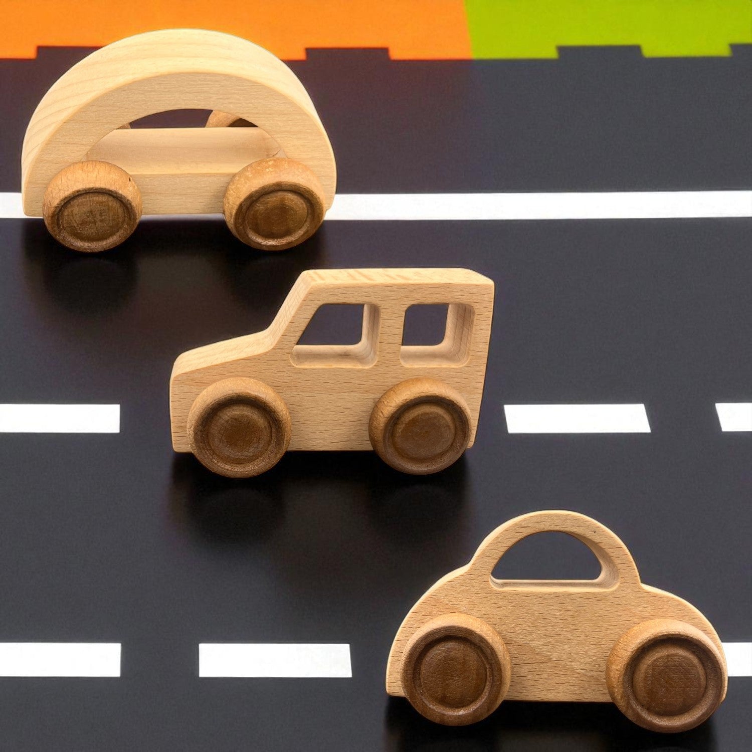 Kidocoo Wooden Toy Car Set - Coming Soon