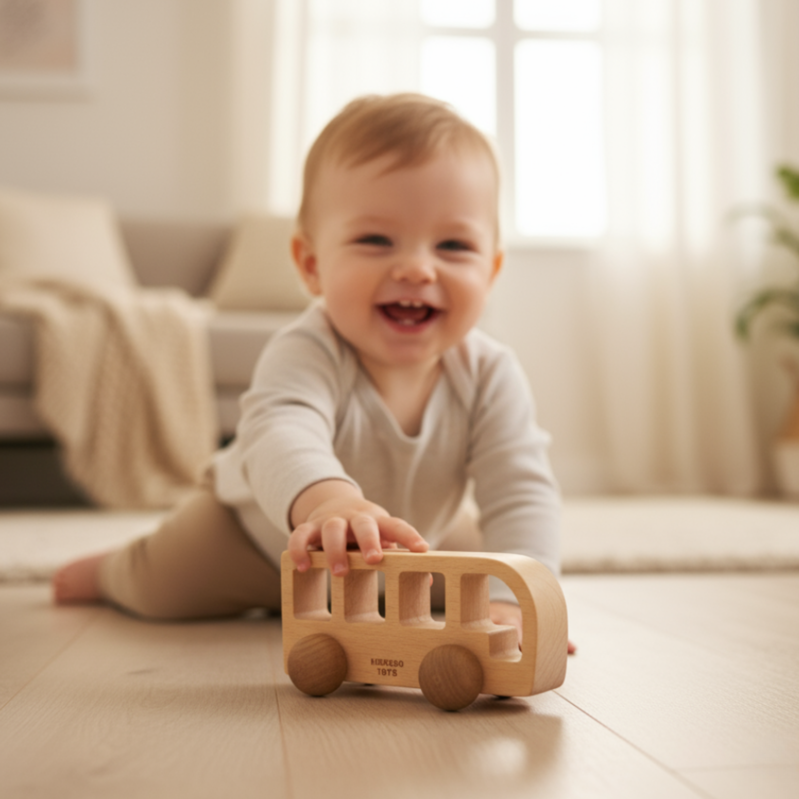 Wooden Bus Toy - Coming Soon