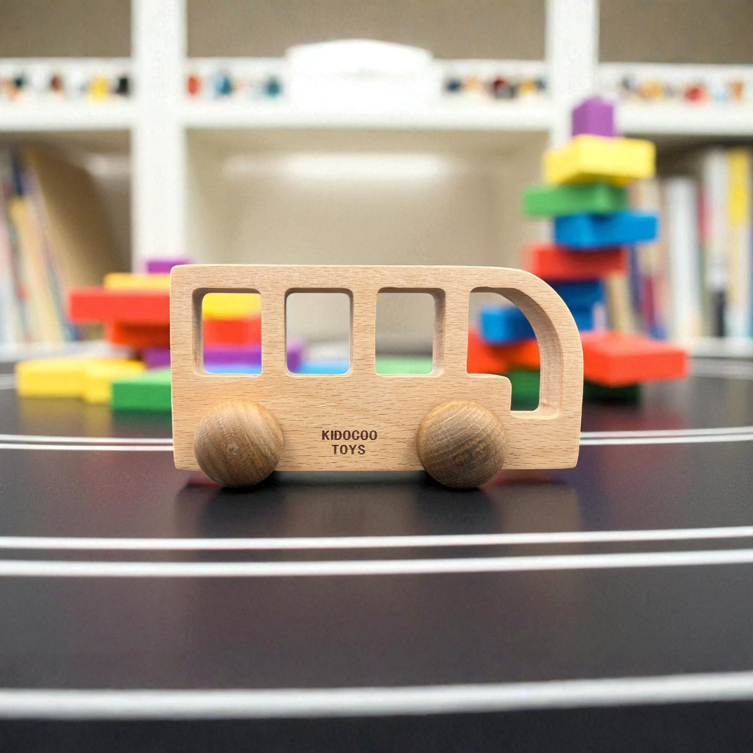 Wooden Bus Toy