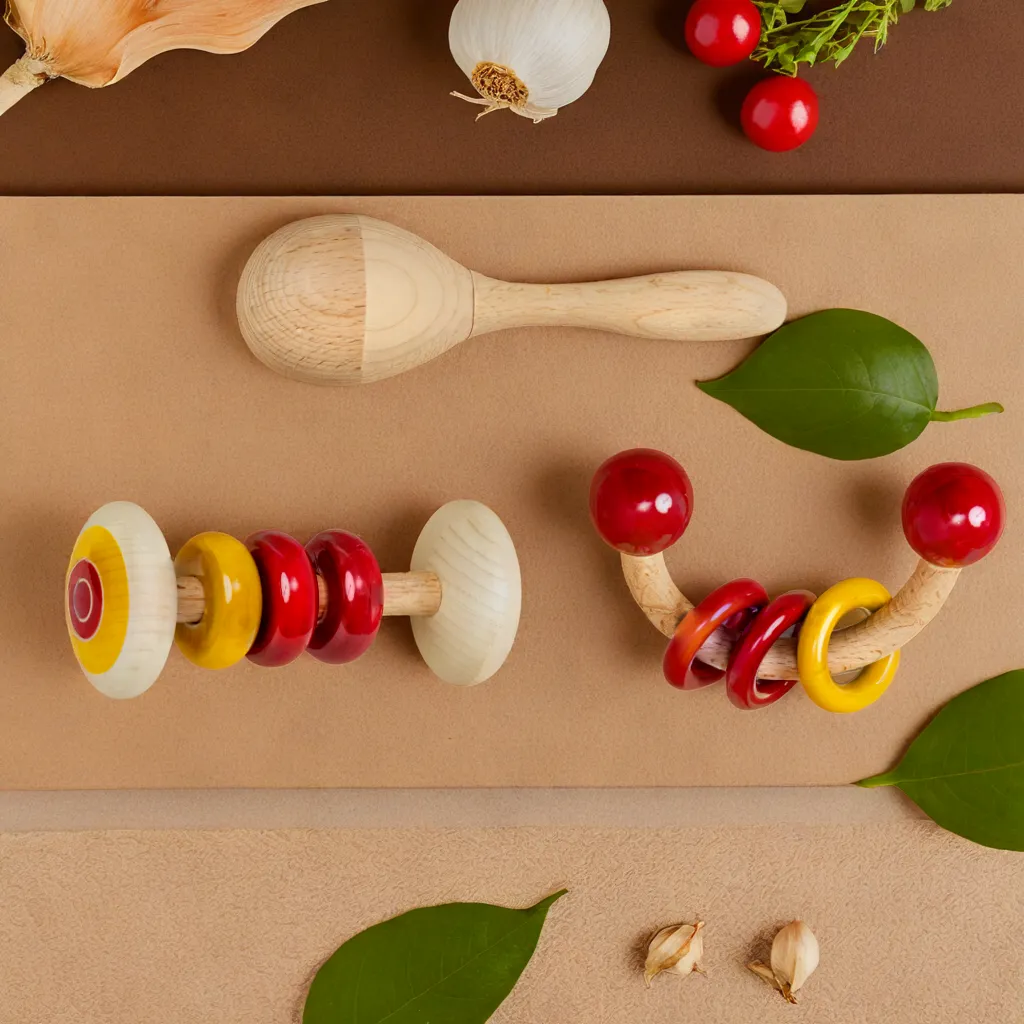 Wooden Baby Rattles Toys Online for Kids - Kidocoo